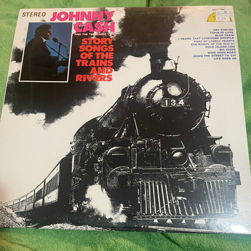 Johnny Cash & The Tennessee Two - Story Songs Of The Trains And Rivers (Sealed  1969 - Incredible)