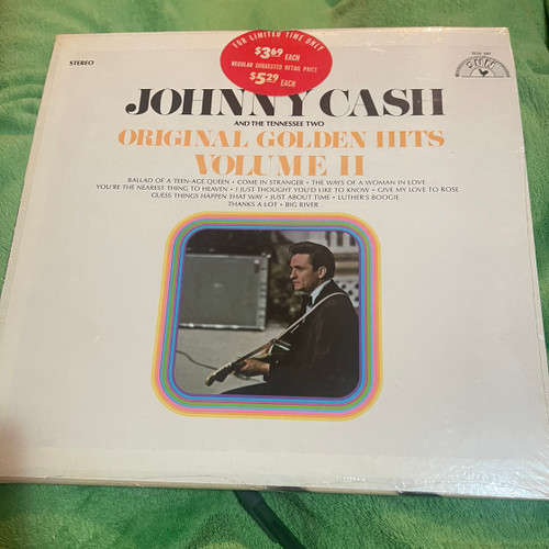 Johnny Cash & The Tennessee Two - Original Golden Hits Volume II (Sealed 1969 Mint - Incredible)