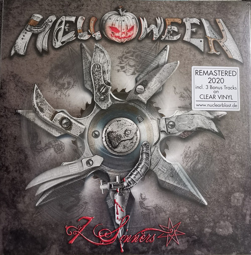 Helloween – 7 Sinners (2 LPs NEW SEALED Europe 2020 clear vinyl gatefold jacket)