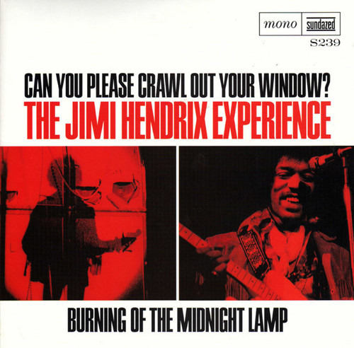 The Jimi Hendrix Experience – Can You Please Crawl Out Your Window? / Burning Of The Midnight Lamp (2 track 7 inch single used US 2012 Record Store Day release NM/NM)