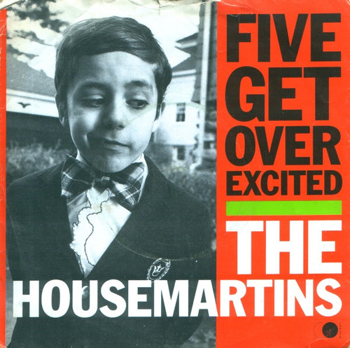 The Housemartins – Five Get Over Excited (2 track 7 inch single used UK 1987 VG+/VG)