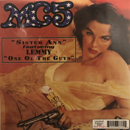 MC5 – Sister Ann / One Of The Guys (2 track 7 inch single used US 2008 ltd. ed. red translucent vinyl NM/NM)