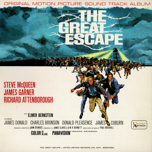 Elmer Bernstein – The Great Escape Original Motion Picture Soundtrack (LP NEW SEALED Canada 1963 mono pressing)