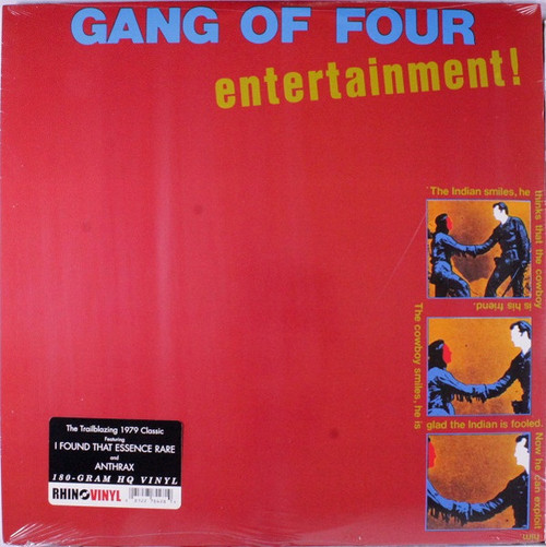 Gang Of Four – Entertainment! (LP used US 2005 remastered reissue 180 gm vinyl NM/VG+)