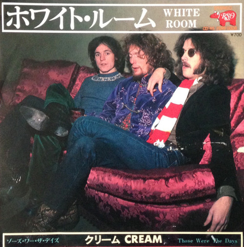 Cream – White Room (2 track 7 inch single used Japan 1981 reissue VG+/VG+)