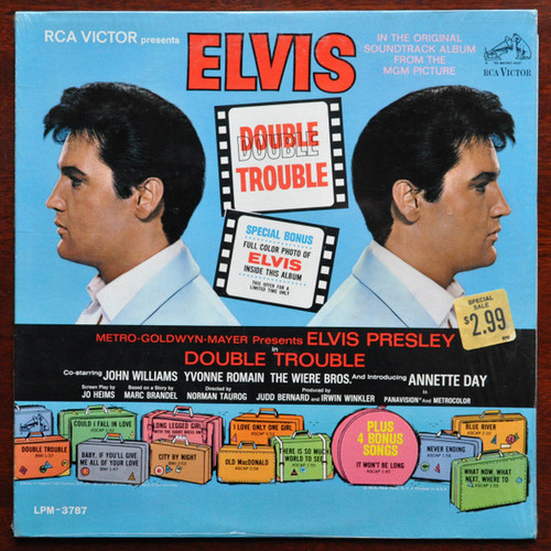 Elvis – Double Trouble (LP NEW SEALED Canada 1967 mono)