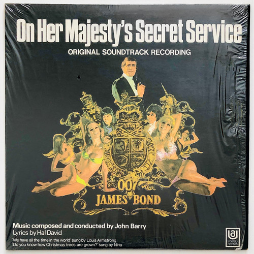 John Barry - On Her Majesty's Secret Service Soundtrack (EX / EX still in shrink)