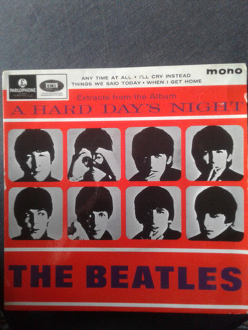 The Beatles – Extracts From The Album A Hard Days Night (4 track 7 inch single used UK 1964 mono 1st press VG/VG)