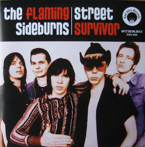 The Flaming Sideburns – Street Survivor (2 track 7 inch single used Denmark 2001 VG+/VG+)