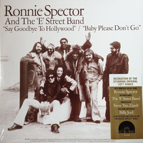 Ronnie Spector And The E-Street Band – Say Goodbye To Hollywood (2 track NEW SEALED 7 inch single Europe 2014 Record Store Day release ltd. ed. numbered reissue)