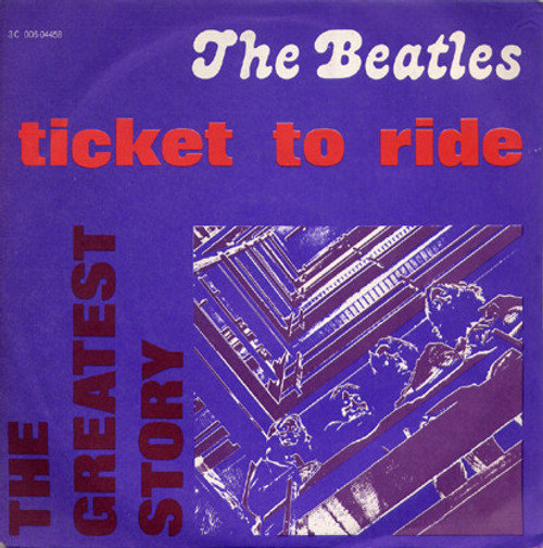 The Beatles – Ticket To Ride (2 track 7 inch single used Italy 1976 reissue VG/VG)