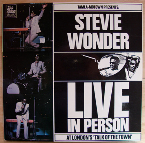 Stevie Wonder – Live In Person At The Talk Of The Town (LP used Netherlands 1970 gatefold jacket VG+/VG)