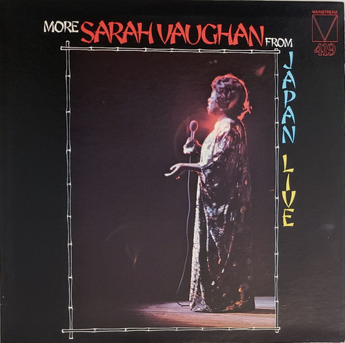 Sarah Vaughan – More Sarah Vaughan From Japan Live (LP used US 1975 VG/VG)