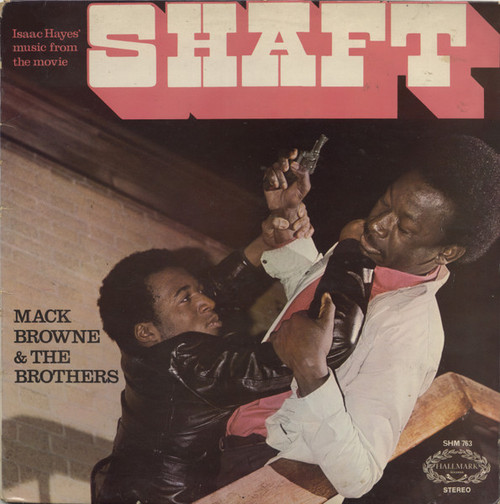 Mack Browne & The Brothers – Isaac Hayes' Music From The Movie Shaft (LP used UK 1971 VG+/V+)