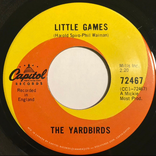 The Yardbirds - Little Games / Puzzles 7” (NM-)  1967 Canada