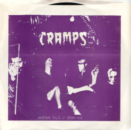 The Cramps – Human Fly (2 track 7 inch single used US 1978 white border sleeve VG+/VG)