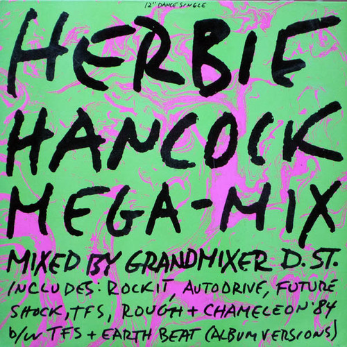Herbie Hancock – Mega-Mix (2 track 12 inch single used US 1984 VG+/VG)
