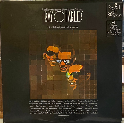 Ray Charles - A 25th Anniversary In Show Business Salute To Ray Charles (1971 USA, VG+/VG)