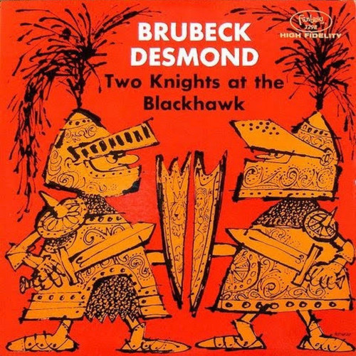 Dave Brubeck - Two Knights At The Blackhawk (1959 USA, Red vinyl) (VG-/VG+)