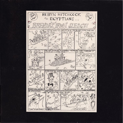 Robyn Hitchcock & The Egyptians – Brenda's Iron Sledge (3 track 12 inch EP used UK 1985 NM/NM)