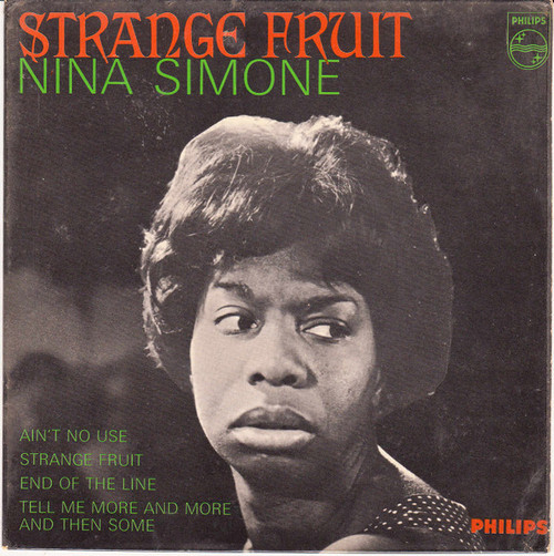 Nina Simone – Strange Fruit (4 track 7 inch single used UK 1965 mono VG+/VG)