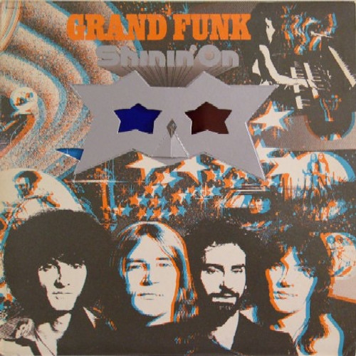 Grand Funk Railroad - Shinin' On ( with die cut sunglasses)