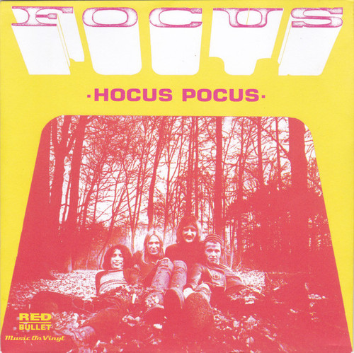 Focus – Hocus Pocus (2 track 7 inch single used Europe 2016 Record Store Day release numbered yellow vinyl NM/NM)