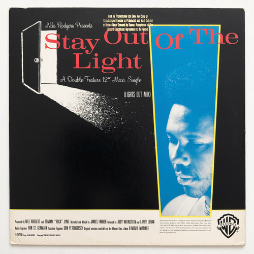 Nile Rodgers  - Stay Out of the Light / State Your Mind 12" single (EX / EX)
