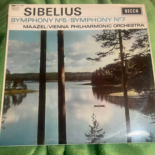 Jean Sibelius - Symphony №5 / Symphony №7 (1966 UK UnBoxed Decca EX/EX)