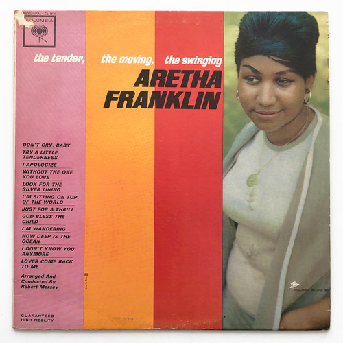 Aretha Franklin - The Tender, The Moving, The Swinging (G+ / VG)
