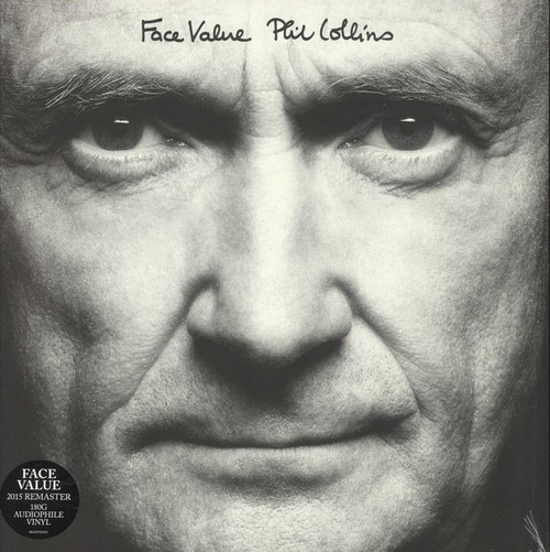 Phil Collins — Face Value (Europe 2016 Reissue, 180g Vinyl, EX/EX)