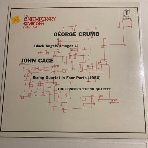 George Crumb - John Cage ~ Black Angels (Images 1) / String Quartet In Four Parts (1976 Sealed)