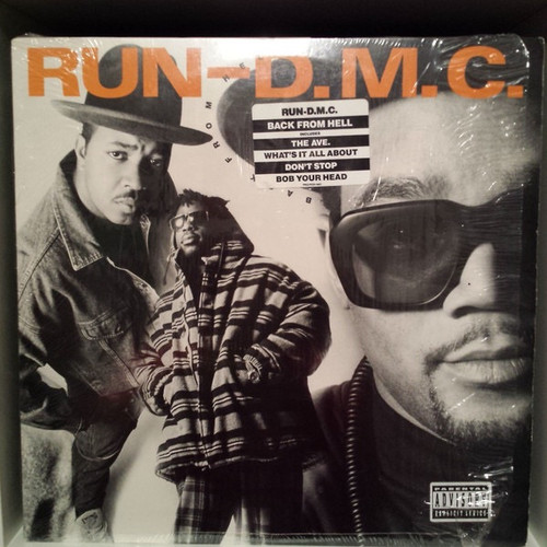 Run-DMC - Back From Hell (1990 in Shrink with Hype Sticker EX/VG)