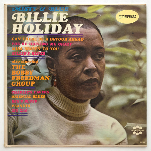 Billie Holiday  and The Bobby Freedman Group – Misty & Blue (VG+  EX)