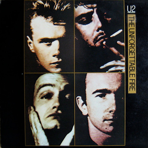 U2 – The Unforgettable Fire (5 track 12 inch EP used Canada 1985 VG+/VG+)