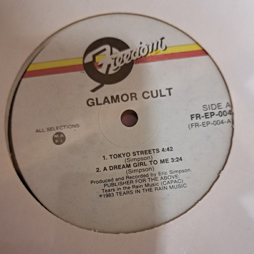 Glamor Cult - Tokyo Streets (1983 SEALED 12” Rarity!)