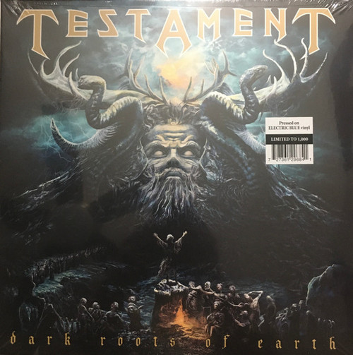 Testament – Dark Roots Of Earth (2LPs used US 2020 electric blue vinyl repress NM/NM)