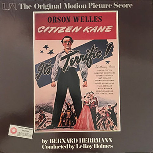 Bernard Herrmann – Citizen Kane The Original Motion Picture Score (LP used US 1975 limited edition VG+/VG)