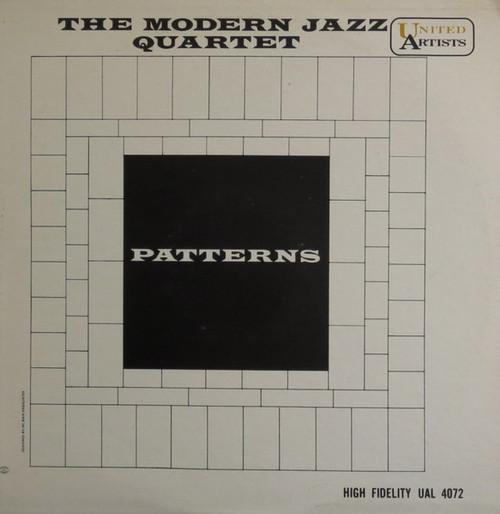 The Modern Jazz Quartet – Patterns (LP used Canada 1960 mono VG+/VG)