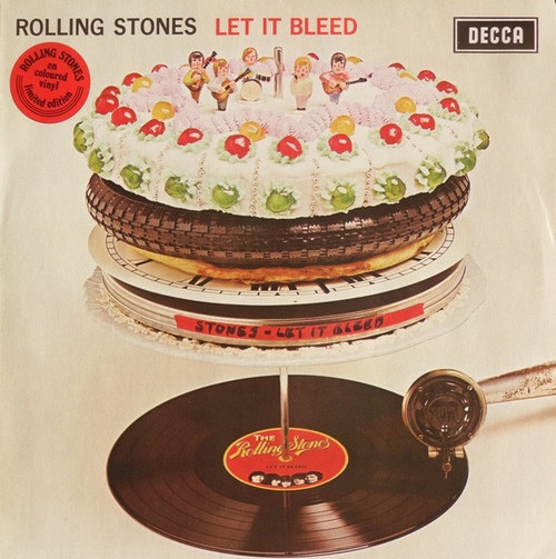 The Rolling Stones — Let It Bleed (Netherlands 1977 Reissue, Limited Edition Red Vinyl, VG+/VG-)
