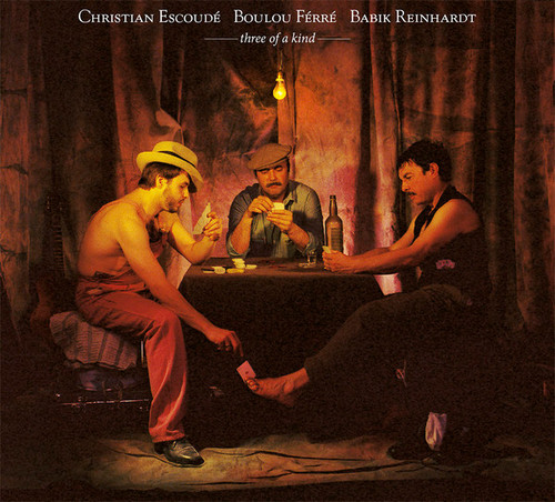 Christian Escoudé / Boulou Férré / Babik Reinhardt – Three Of A Kind (LP used France 1985 VG+/VG+)