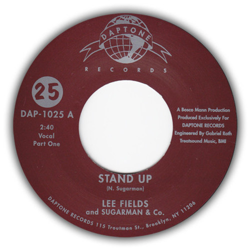 Lee Fields And Sugarman & Co. – Stand Up (2 track 7 inch single used US 2006 repress NM/NM)