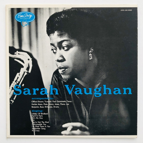 Sarah Vaughan - Sarah Vaughan (1981 Japanese Pressing VG+  / VG+)