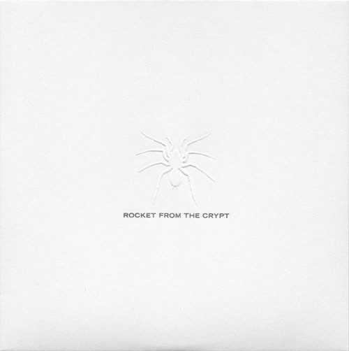 Rocket From The Crypt / The Get Up Kids – Free Language Demons / Up On The Roof (2 track split 7 inch single used US 2000 white vinyl NM/NM)