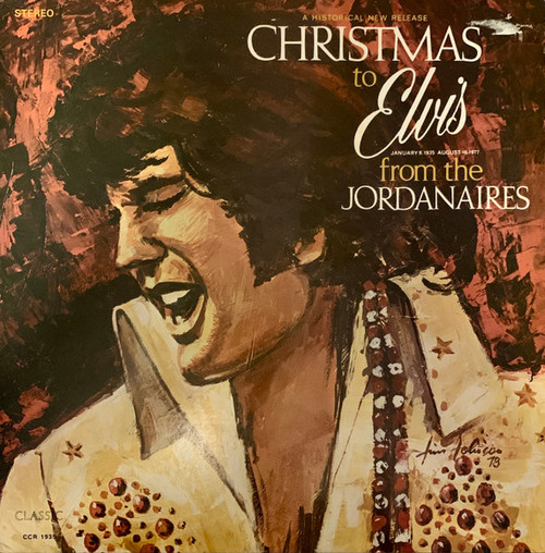 The Jordanaires – Christmas To Elvis (LP used US 1978  VG+/VG+)