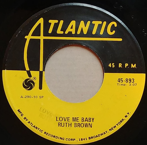 Ruth Brown – Love Me Baby / Happiness Is A Thing Called Joe (2 track 7 inch single used US VG+/VG+)