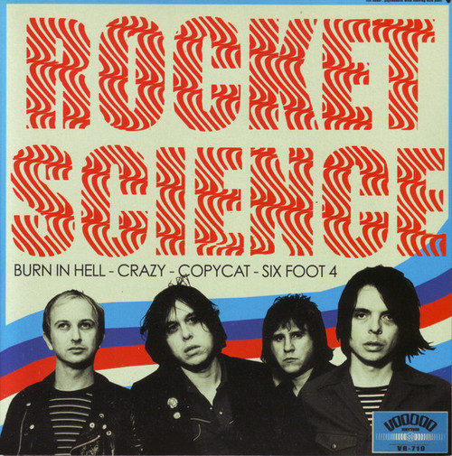 Rocket Science – Burn In Hell (4 track 7 inch single used Switzerland 2003 NM/NM)
