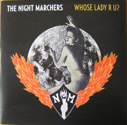 The Night Marchers – Whose Lady R U? (2 track 7 inch single used UK 2008 orange vinyl NM/NM)