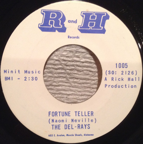 The Del-Rays – Dimples / Fortune Teller (2 track 7 inch single used UK 2009 unofficial release reissue NM/NM)