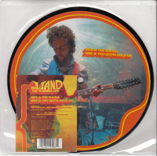 The Flaming Lips – The W.A.N.D. (2 track double sided picture disk 7 inch single used Europe 2008 VG+/VG+)